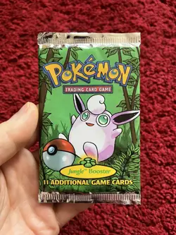 Pokemon Jungle Booster Pack - Heavy 21.21g - Factory Sealed 1999 ✅ - Image 1