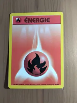 Carte Pokemon Edition 1 PCA 9.5 Set de base Energie Feu 98/102 - Image 1