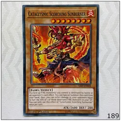 Cataclysmic Scorching Sunburner - SAST-EN028 - Common 1st Edition Yugioh - Image 1