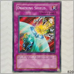 Draining Shield - DP1-EN026 - Common Unlimited Yugioh - Image 1