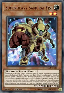 Superheavy Samurai Fist - Ultra Rare 1st Edition BLLR-EN010 - LP - YuGiOh - Image 1