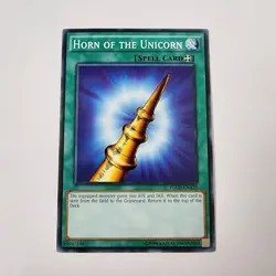 Horn of the Unicorn - YGLD-ENA29 - NM/VLP - Common - Unlimited - Yugioh - Image 1