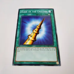 Horn of the Unicorn - YGLD-ENA29 - NM/VLP - Common - Unlimited - Yugioh - Image 2