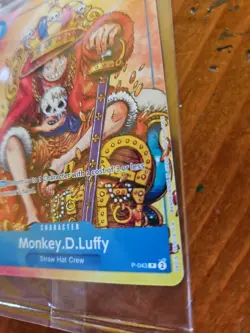 LOWEST SEALED Monkey.D.Luffy Promo 2024 P-043 One Piece Promotion Cards 2nd Ann - Image 4