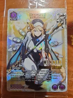 Union Arena Rapunzel Release Winner Card Nikke Goddess Of Victory SEALED - Image 1