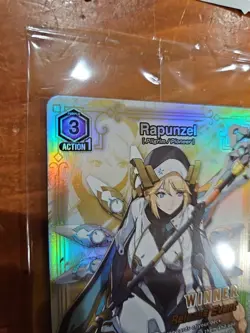 Union Arena Rapunzel Release Winner Card Nikke Goddess Of Victory SEALED - Image 2