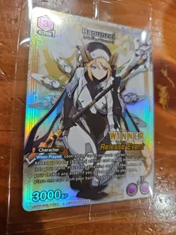 Union Arena Rapunzel Release Winner Card Nikke Goddess Of Victory SEALED - Image 5