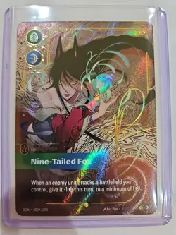 2025 League of Legends Riftbound English TCG Card Ahri OGN 303*/298 Signature - Image 1