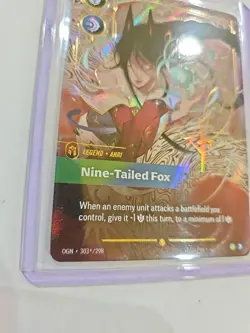 2025 League of Legends Riftbound English TCG Card Ahri OGN 303*/298 Signature - Image 5