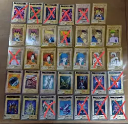 Yu-Gi-Oh 50 Cards FREE SHIPPING FROM JAPAN BANDAI 1998 1999 MADE IN JAPAN - Image 3
