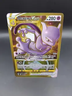 Pokemon TCG Mewtwo VSTAR Secret Rare Card 086/078 Pokemon Go - Image 1