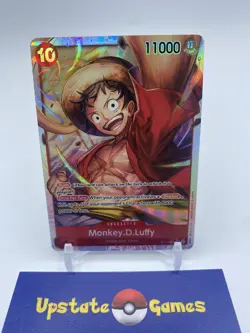 Monkey.D.Luffy ST10-006 SR Three Captains Holo Rare One Piece Card Game - Image 1