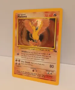 Moltres - 12/62 Fossil Holo Rare - LP - Pokemon TCG WOTC Vintage Card 1999 - Image 3