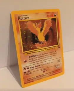 Moltres - 12/62 Fossil Holo Rare - LP - Pokemon TCG WOTC Vintage Card 1999 - Image 4