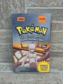 Topps Pokemon the First Movie Trading Cards 10 Pack Booster EMPTY Box - Image 1
