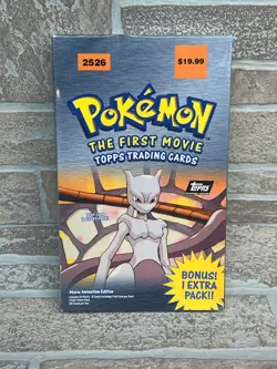 Topps Pokemon the First Movie Trading Cards 10 Pack Booster EMPTY Box - Image 2