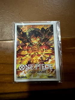 One Piece Card Game TCG Luffy Don Sleeves Online Regional SEALED - Image 1