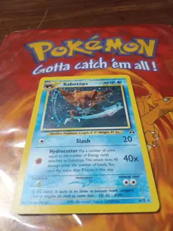 Pokemon TCG Neo Discovery 2001 Kabutops Holo Rare Card 6/75 WOTC - Image 1