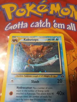 Pokemon TCG Neo Discovery 2001 Kabutops Holo Rare Card 6/75 WOTC - Image 2