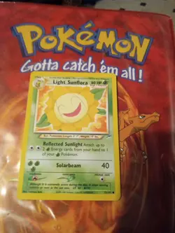 Pokemon Neo Destiny Light Sunflora 72/105 Card Common, NM/Mint Condition - Image 2