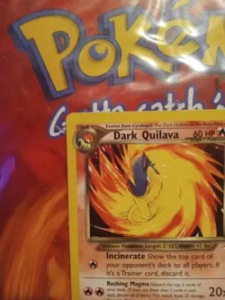 Dark Quilava 39/105 Neo Destiny Uncommon WOTC 2000 Pokemon Card LP - Image 2