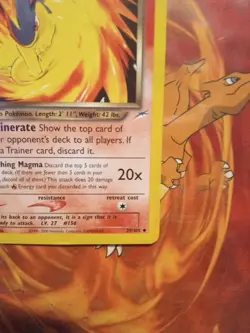 Dark Quilava 39/105 Neo Destiny Uncommon WOTC 2000 Pokemon Card LP - Image 4