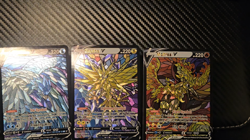 Articuno, MOLTRES, & ZAPDOS CUSTOM Stained Glass Holo Cards -Display Only - Image 2
