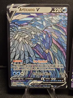 Articuno, MOLTRES, & ZAPDOS CUSTOM Stained Glass Holo Cards -Display Only - Image 3