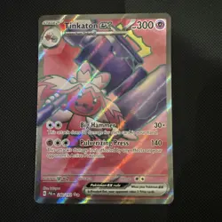 Pokemon TCG Tinkaton EX Full Art Card 240/193 Paldea Evolved - Image 1