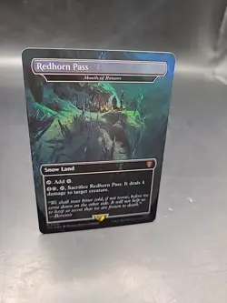 MTG - Lord of the Rings - Redhorn Pass (Borderless) #370 - Mythic - Image 2