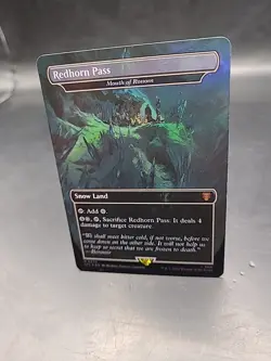 MTG - Lord of the Rings - Redhorn Pass (Borderless) #370 - Mythic - Image 3