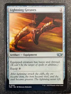 Lightning Greaves - Tarkir: Dragonstorm Commander (MTG) - Image 1
