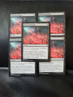 MTG ZNR Blood Beckoning ×5 PACK FRESH Zendikar Rising 092/280 MAGIC Free Ship - Image 1