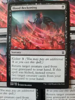 MTG ZNR Blood Beckoning ×5 PACK FRESH Zendikar Rising 092/280 MAGIC Free Ship - Image 2