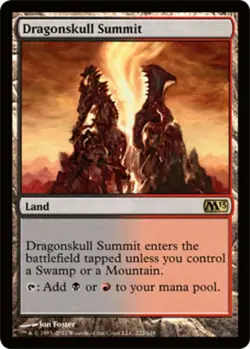 1x Dragonskull Summit Heavy Play MTG Magic - Kid Icarus - - Image 1