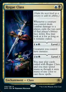 x1 Rogue Class R MTG Adventures in the Forgotten Realms M/NM, English - Image 1