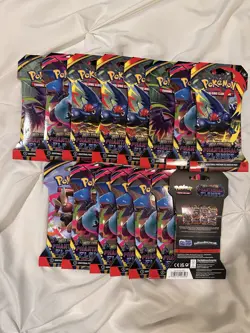BUNDLE OF 15 Sealed Pokemon Mega Evolution Phantasmal Flames Booster Packs - Image 2