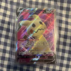 Mimikyu V Full Art 148/163 Swsh05: Battle Styles Hyper Rare Holo NM Pokemon TCG - Image 1