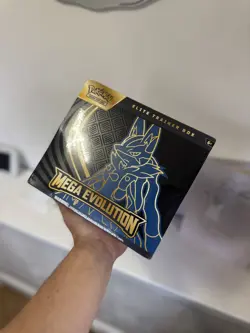 Pokemon TCG: Mega Evolution - Elite Trainer Box ETB - Lucario - New & Sealed - Image 1