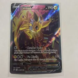 Pokemon TCG Jolteon V SWSH183 Black Star Promo NM - Image 1