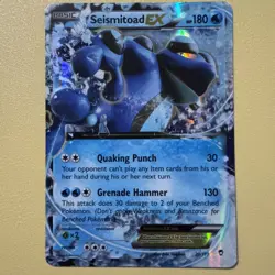 Seismitoad EX 20/111 Pokemon TCG - XY Furious Fist - Ultra Rare HOLO - Image 1