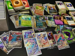 Pokemon Bulk Lot Holo Rare Full Art Ex V Star Mixed Collection Trainers Energy - Image 2