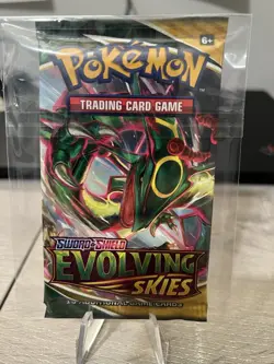 1x Pokemon TCG Evolving Skies Booster Pack Factory Sealed! ?? - Image 1