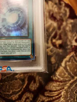 Yu-Gi-Oh! PSA 10 Chaos Space 1st Edition TOCH-EN009 Toon Chaos Super Rare - Image 4