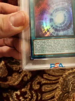 Yu-Gi-Oh! PSA 10 Chaos Space 1st Edition TOCH-EN009 Toon Chaos Super Rare - Image 5