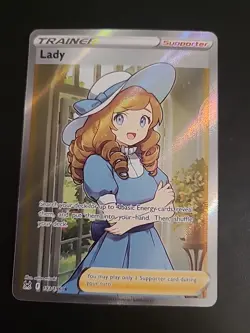 Lady - 193/196 - Pokemon Lost Origins Sword Shield Full Art Ultra Rare Card NM - Image 1