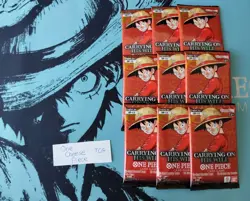 9 X One Piece Card Game OP-13 Booster Pack (English) New Factory Sealed - Image 1