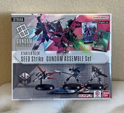 GUNDAM CARD GAME STARTER DECK SEED Strike GUNDAM ASSEMBLE Set ST04A English ver. - Image 1