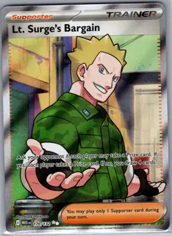 Lt. Surge's Bargain 170/132 ME01: Mega Evolution - Pokemon Card - NM - Image 1