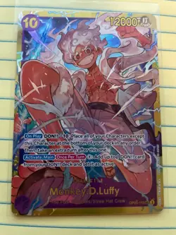 Monkey.D.Luffy OP05-119 SEC - One Piece TCG - English Card Near-Mint Secret Rare - Image 1